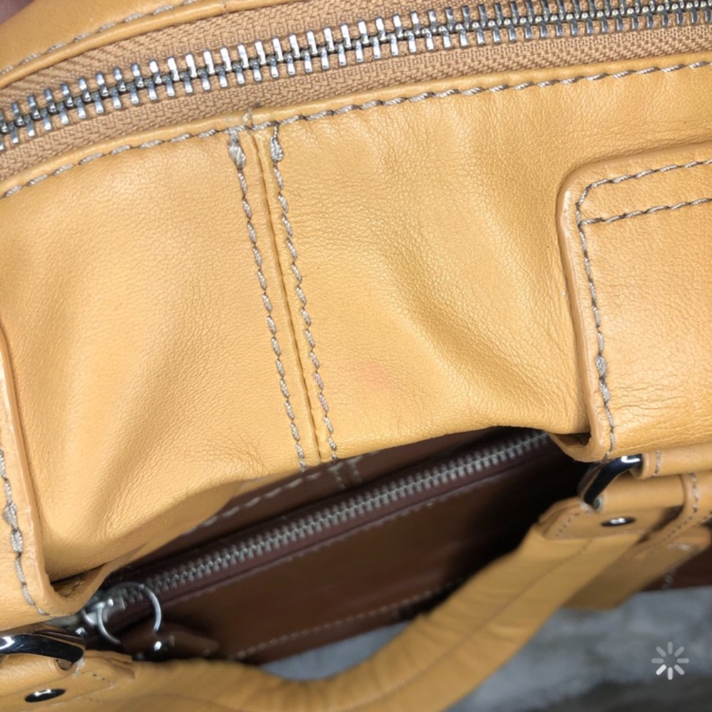 Tommy Hilfiger Brown/Tan Leather Shoulder Bag